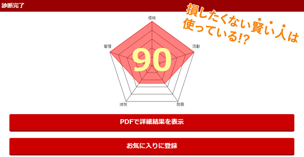 損したくない賢い人は使っている